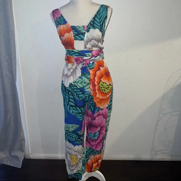 Mara Hoffman Colorful Floral Jumpsuit - Picture 3 of 9